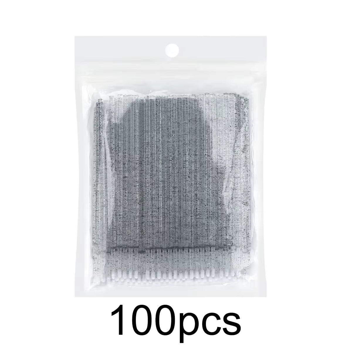 100/500Pcs Crystal Micro Applicator Brush for Eyelash Extension, Micro Cotton Swabs, Lips Mascara Wands Pink Microbrush